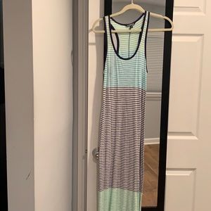 Size small Express Racer Back Maxi Dress